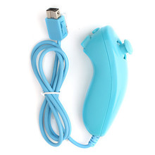 Light Blue Left Hand Wired Nunchuk Controller For Nintendo Wii/Wii U (Left Hand)