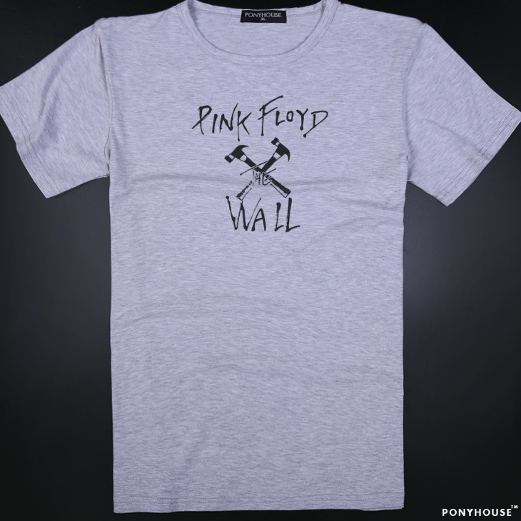 Гаджет  2015K KGG EKT SIE CROSSING HAMMER LOX PINK FLOYD male short sleeved T-shirt None Изготовление под заказ