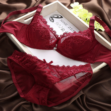 Fashion Sexy Lace Bra Set Breathable Cozy Push up Bra Lingerie Women Underwear Sets Intimates Embroidery Floral TTBR7