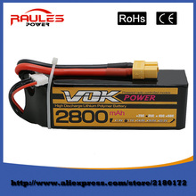 Free Shipping Lipo Battery 11.1V 2800Mah 3S 35C XT60 For RC Helicopter Qudcopter Drone Truck Car Boat Bateria Lipo