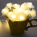 10M 50LED Romantic Rose Flowers LED String christmas lights outdoor Fairy Lights christmas decorations for home