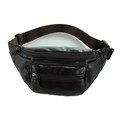100 Guaranteed genuine Leather men waist bag fanny pack cow leather belt bag waist packs money
