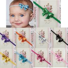 Baby Toddler Infant Bling Bowknot Headbands Hair Band Bow Cute Soft Fabric Lovely headband for baby