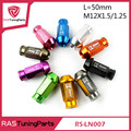 20Pcs D1 Spec Performance Racing Wheel Lug Nuts Screw M12x1 5 1 25 Length 50mm Aluminum