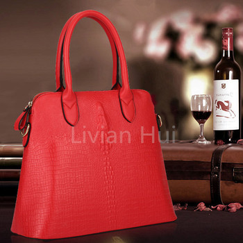 Lujo Hotsale cocodrilo patrón moda mujeres bolsas de asas de cuero ... Lujo Hotsale cocodrilo patrón moda mujeres bolsas de asas de cuero ...