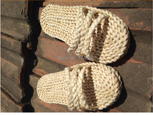 Straw shoes fashion shoes, casual shoes massage slippers home comfortable and breathable h279
