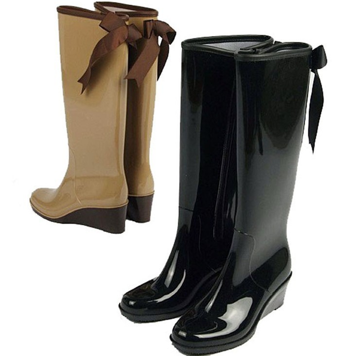 bottes talons compensés femme