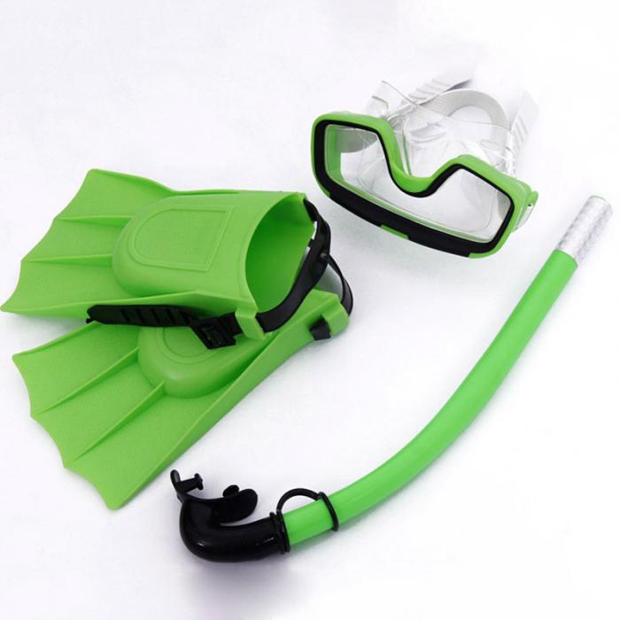 Description Picture 5 of itemChildren Diving Mask Set Anti-Fog Swimming Goggle Masks Snorkel Fins Kit for Kids Boys Girls FK88