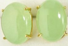 Beautiful Brand Emerald Jade Earring AAA Natural Grade Wholesale 4pcs < 2 Pair > 14KGP Gold Plated Hook shipping free