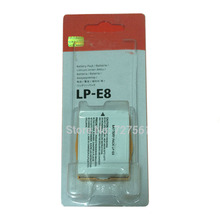LP-E8 LP E8 LPE8 Camera Battery Pack For Canon EOS 550D 600D 650D 700D Kiss X4 X5 X6i X7i Rebel T2i T3i T4i T5i Batteries
