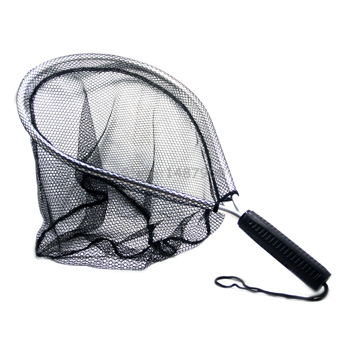 SAMS FISHING Fly Fishing Aluminium Landing Nets Fish Saver Nylon