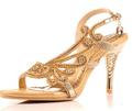 Summer Women Leather High Heeled Shoes Sandals Rhinestone Pump Sandals Ladies Open Toe Slippers Plus Size