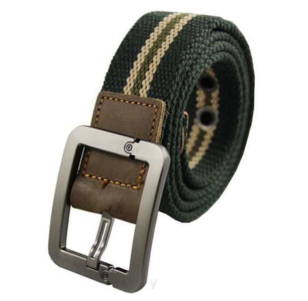 Hot Sale Men&#39;s Belts Fashion Casual man belt buckle canvas leather fashion canvas belt for men ...