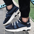 New Fashion Men Casual Y3 Shoes Breathable Korean High Top Shoes for Male Platform Height Increased