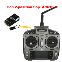 2.4G 6CH RC i6s Radio receiver Transmitter gray plastic 3 postion flap + AR6100E DSM2 receiver RADIO CONTROL better than Futaba