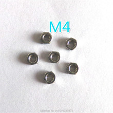 Reprap 3d printer M4 304 stainless steel Hex Nut Hexagonal Nut 100 pcs/pack