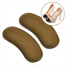 1 Pair Sticky Fabric Shoe Back Heel Inserts Insoles Pads Cushion Liner Grips Sponge After Half a Yard Thick Pad
