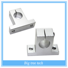 SK10 10mm linear bearing shaft support match use 10mm Linear guide Rail rod round Shaft Support XYZ Table CNC Router SH10A