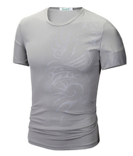 Free shipping New 2015 Fashion Brand 10 style T Shirts for Men Novelty Dragon Printing Tattoo