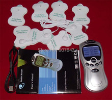Health Care Electric Tens Acupuncture Full Body Massager Digital Therapy Machine 8 Pads For Back Neck