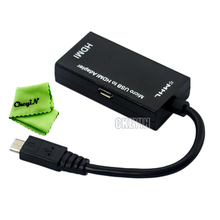Computer Cable MHL Micro USB ( 5pin) to HDMI (19pin) Adapter (Smartphone AV signal to HDMI HDTV …)