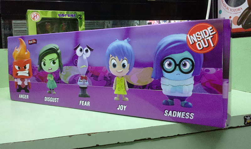 5pcs Hot Animation Movie Inside Out Joy Sadness Anger Fear Disgust 4 
