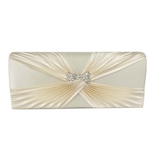 Brand Evening Bag Women Fashion Euro American Satin Handbag Ladies Reched Clutches Party Bags Womens Feminina bolso mujer XA706B