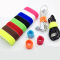 20pcs lot 7 Colors Reusable magic tape Ties Cord Lead Straps TV Computer Cable Wire Organiser