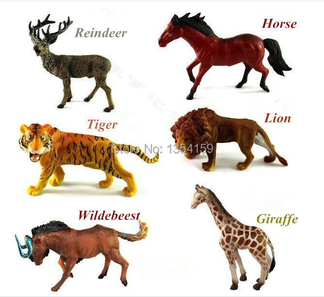 Animal Model Toys Plastic simulation animal models Static animal toys