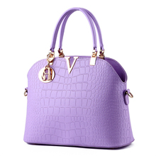 2016 New Arrival Famous Brand Fashion Women Leather Handbags Crocodile Pattern Female Ladies Bags Women s