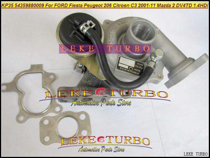 KP35 54359700009 54359880009 Turbo Turbocharger For FORD Fiesta 1.4L Peugeot 206 Citroen C3 2001-2011 Mazda 2 DV4TD 1.4L HDi (3)