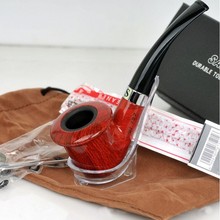 High Quality Mini Bakelite Weed Pipe Tobacco Cigarette Smoking Pipes with Gift Box Free shipping