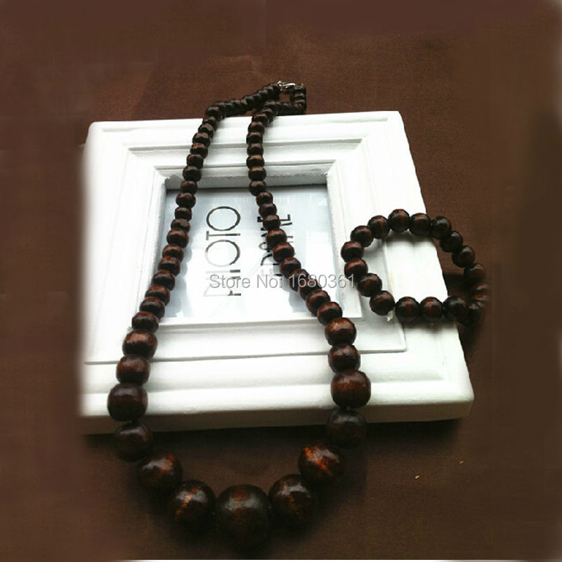 Wooden Beads Necklaces (2)