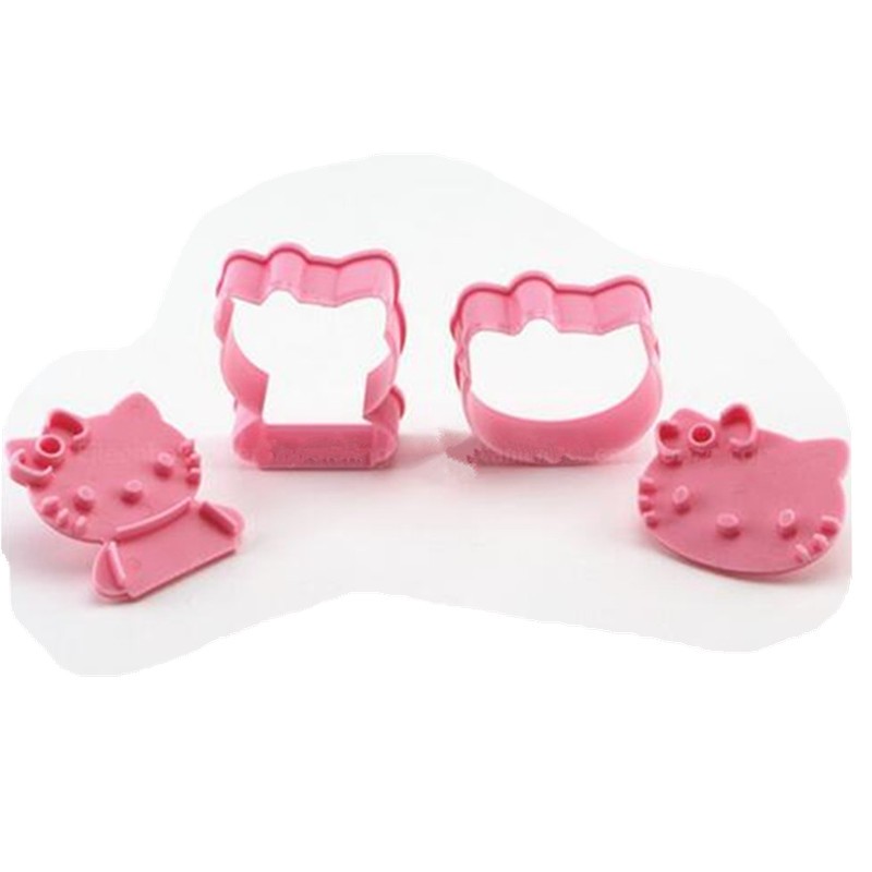 2pcs kitty cookie cutter 3