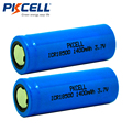 2Pcs lot PKCELL ICR 18500 Battery 3 7V 1400mAh Rechargeable Battery 18500 Bateria Recarregavel Lithium li