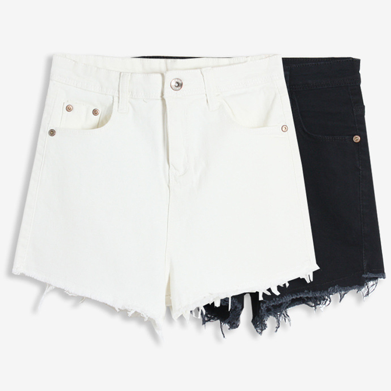 korean 2016 new white celana pendek wanita casual fashion cintura alta tassel denim korean 2016 new white celana pendek wanita casual fashion cintura alta tassel denim