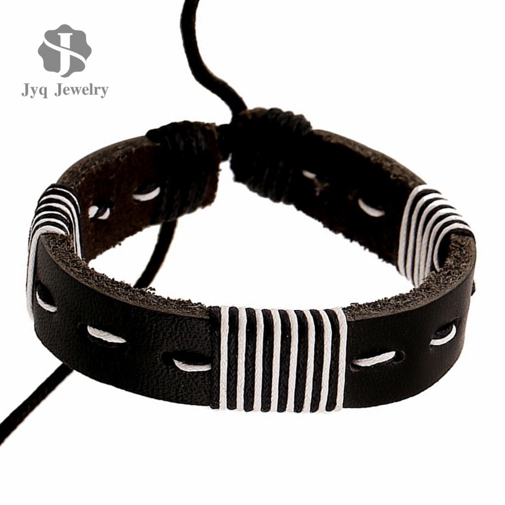 2015 New Fashion Bracelets Bangles Men Women Unisex Leather Bracelet Men Jewelry Wholesale