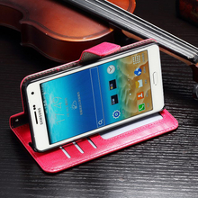 Luxury Top Quality Flip PU Leather Case For Samsung Galaxy A5 A500 Stand Wallet Card Slot