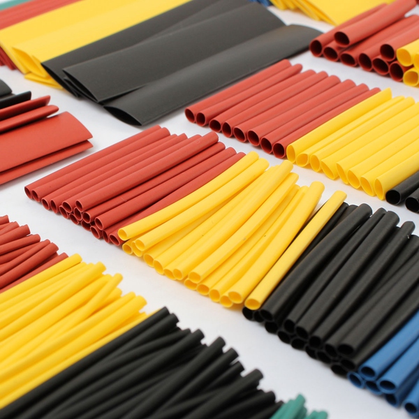 2015 Excellent Professional 328Pcs 8 Sizes Polyolefin 2 1 Halogen Free Heat Shrink Tubing Tube Sleeving