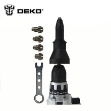 DEKO Electric Rivet Nut Gun riveting toolcordless riveting Drill Adaptor Insert nut tool