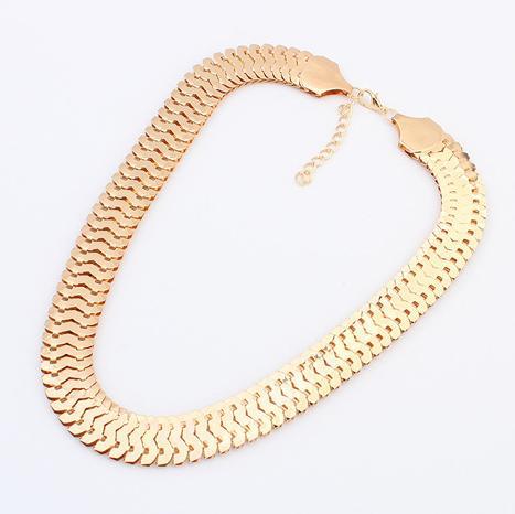 Gold Silver Chunky Chain Necklace Women 2015 New Collar Fashion Vintage Jewelry Necklace Accessories Jewellery