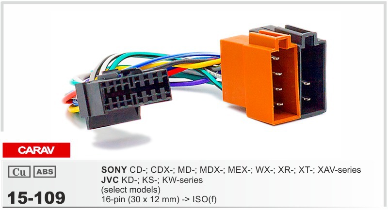 Carav 15 - 109    ISO   Sony / JVC cd      