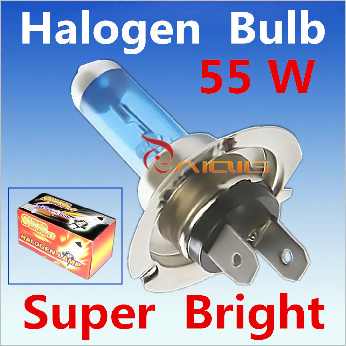 2pcs H7 55W 12V Halogen Bulb Super Xenon White Fog Lights High Power Car Headlight Lamp