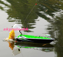 Hot RC Fishing remote control bait Boat Skyrules F2 Towing hook Head light Car Charger 3 Hours Green controle remoto ship
