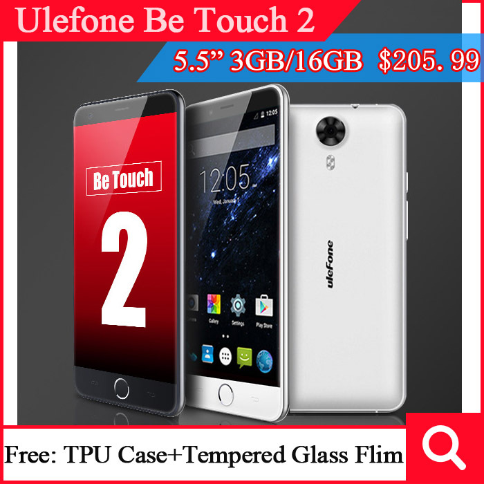 Glass Flim Soft Case ULEFONE BE TOUCH 2 4G LTE 3GB RAM 16GB ROM MTK6752 64bit