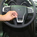 Car Interior Accessories ABS Chrome Steering Wheel Cover Trim for Land Rover Discovery Sport 2015 Car