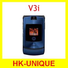 V3i Unlocked Original MOTOROLA RAZR V3i Mobile Phone Bluetooth Camera Cellphone refurbished 1 year warranty