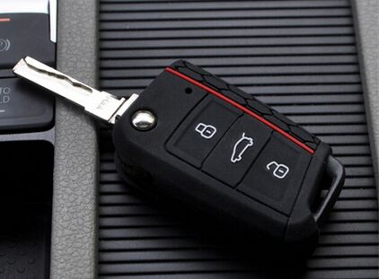Car Accessories Key Case Key Bag Key Cover For Volkswagen VW Golf 7 mk7 Skoda Octavia A7 Silicone Key Portect Case1pc per set