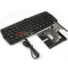 66 Keys Russian Portable Folding Bluetooth 3 0 Keyboard Keypad For Android Smartphone Tablet PC Computer