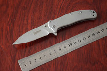 6 unids/lote caza cuchillos Kershaw 1730ss táctica de supervivencia cuchillo plegable campamento caza de bolsillo 410 mango de la gota